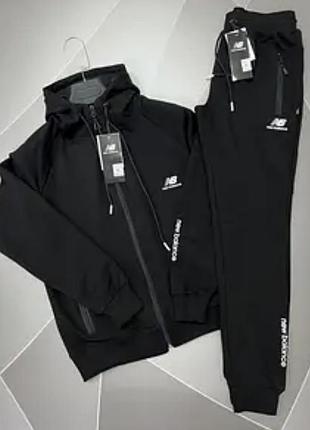 Спортивний костюм чоловічий на блискавці new balance