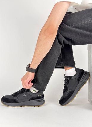 Водонепроникні кросівки lacoste urban breaker new gtx black