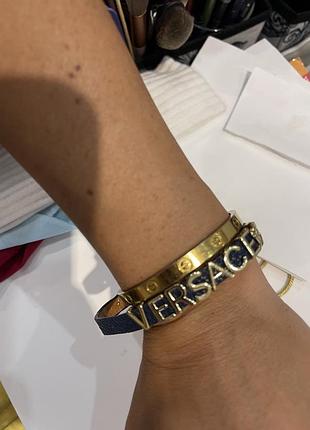 Браслет,браслет на ремешке,браслет versace ,стильный браслет