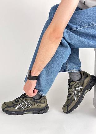 Водонепроникні кросівки asics gel-nyc gtx khaki black