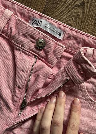 Рожеві джинси zara 2