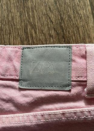Рожеві джинси zara 4