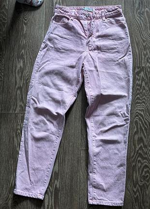 Рожеві джинси zara