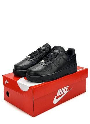 Мужские кроссовки nike air force 1 '07 m black