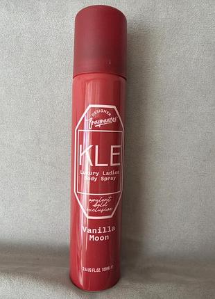 Парфумований спрей для тіла designer fragrances kle vanilla moon, 100 мл