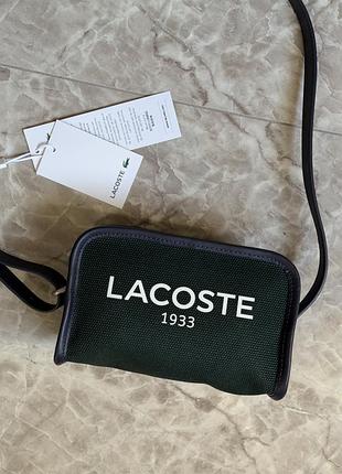 Унісекс оригінал lacoste міні-сумка з ремінцем