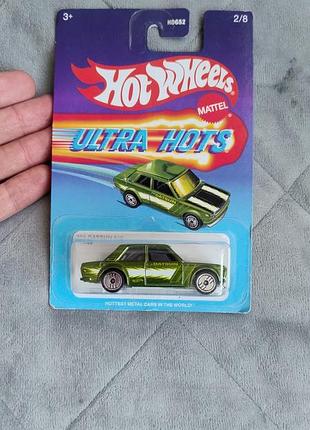 Коллекційна машинка hot wheels ultra hots - datsun bluebird 510