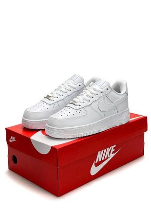 Мужские кроссовки nike air force 1 '07 triple white
