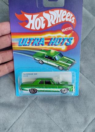 Коллекційна машинка hot wheels ultra hots ’64 dodge 330 откривашка