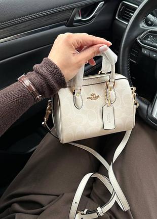 Жіноча сумка rowan cream satchel