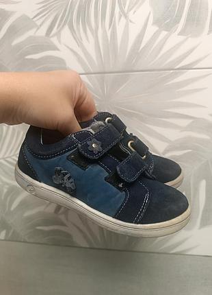 Кросівки туфлі закриті на осінь або весну замш pepino для дівчинки розмір 27 устілка 17 см