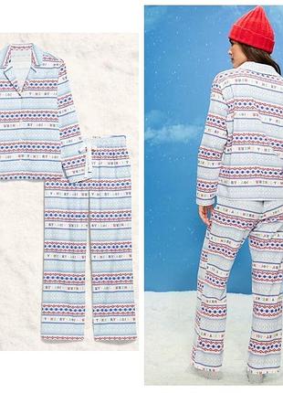 Жіноча фланелева піжама old navy. 
оригінал.
 шикарна якість. 
 склад 100 % cotton
розмір l