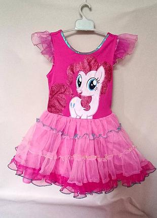 Яскрава карнавальна сукня / костюм пінкі пай my little pony (rubie's), 3–4 роки