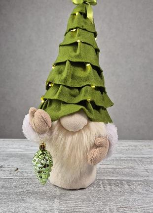 ✨ казковий гном-ялинка з підсвіткою! ручна робота 🎄