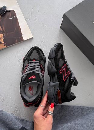 9060 black/fire cracker кросівки 👟 жіночі 9