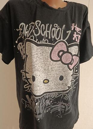 Футболка оверсайз hello kitty 2