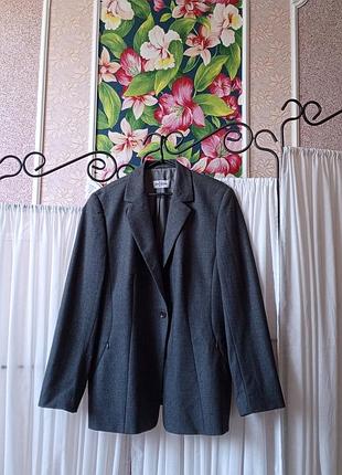 Красивий якісний сірий піджак dino moda.