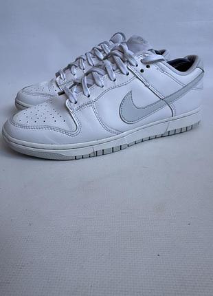 Шкіряні кросівки nike dunk
