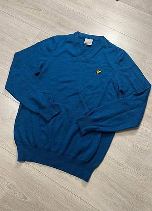 Мужской шерстяной свитер lyle scott