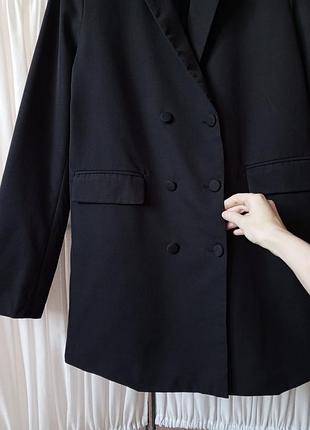 Стильне чорне плаття піджак prettylittlething. 3