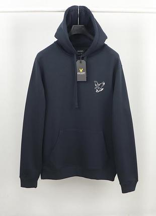 Чоловічий худі lyle & scott navy m - l - xl - xxl