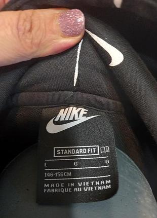 Худі для підлітків nike укорочене чорне 3