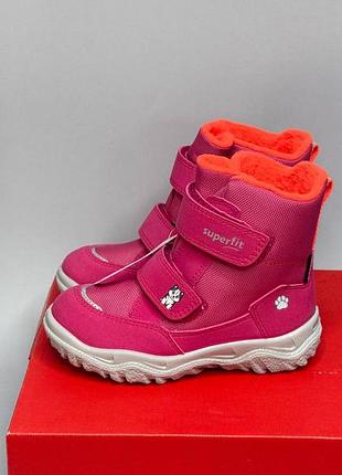 Зимові черевики superfit husky sympatex 26р, дитячі ботінки чоботи суперфіт дівчинці