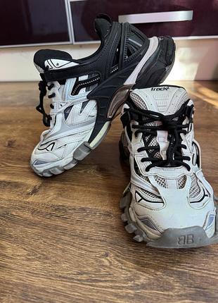 Кросівки balenciaga track 2 бежеві, чорні