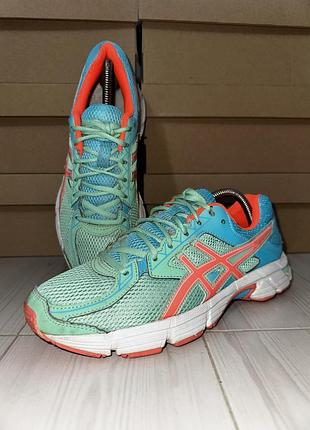 Жіночі кросівки asics для бігу бірюзові розмір 39 39,5