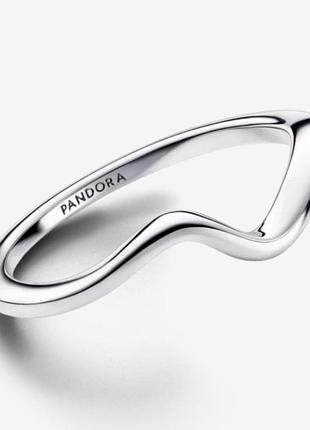 Срібна каблучка pandora хвиля 
розмір 52 (16,5 мм)