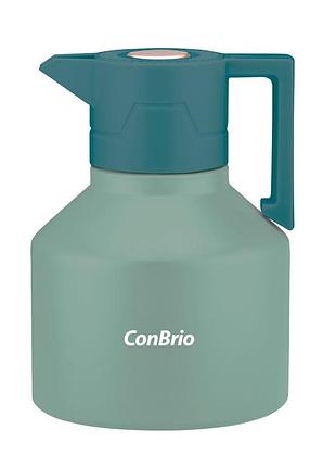 Вакуумний термос із неіржавкої сталі con brio 1,5 л зелений