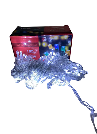 Гирлянда-led 16м 180 ламп белая 220v