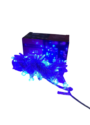 Гірлянда-led 16м 180 ламп синя 220v