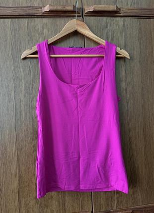 Рожева майка з поліаміду бренду zara