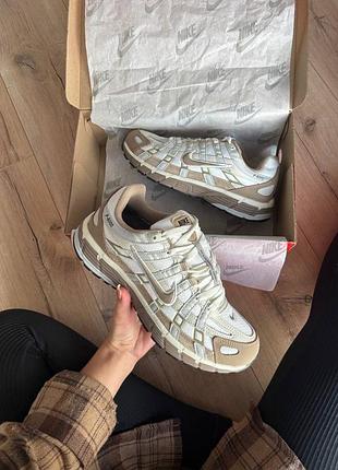 Кросівки чоловічі nike p-6000 hangul day gore-tex термо бежеві