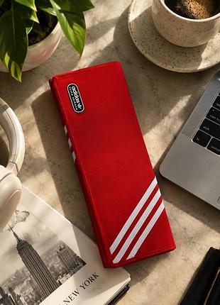 Червоний клатч сумка adidas x lotta volkova