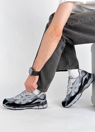 Водонепроникні кросівки asics gel-nyc gtx dusty blue black