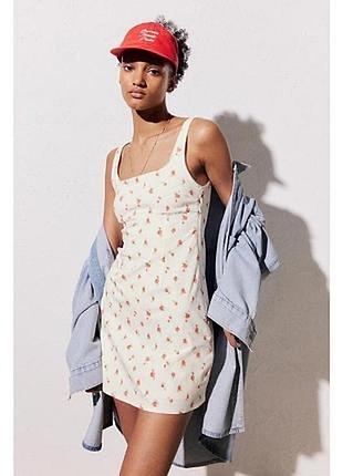 Сукня шикарна міні у квіточки h&m