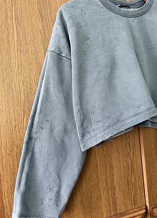 Укорочений світшот zara 3