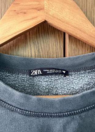 Укорочений світшот zara 4
