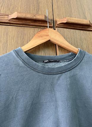 Укорочений світшот zara 6