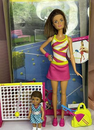Ігровий набір barbie barbie tennis coach барбі і челсі вчитель тенісу