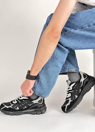 Водонепроникні кросівки asics gel-nyc gtx black metallic