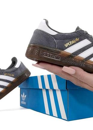 Кроссовки adidas spezial grey white арт 16058