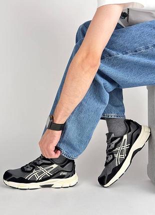Водонепроникні кросівки asics gel-nyc gtx dark grey black