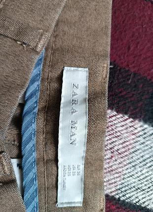 Брюки для хлопчика zara коричневі 2