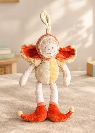 Колекційна елітна м'яка іграшка ельф метелик moulin roty (франція) / фірмова брендова лялька
