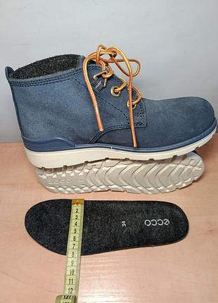 Детские ботинки ecco jayden hydromax 34р. 7