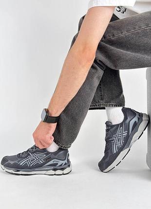 Водонепроникні кросівки asics gel-nyc gtx dark grey white
