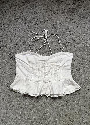 Білий топ zara
